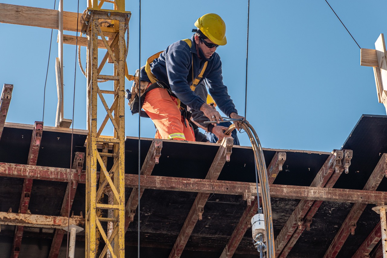 Construction worker illustrating workplace accident prevention in Cyprus